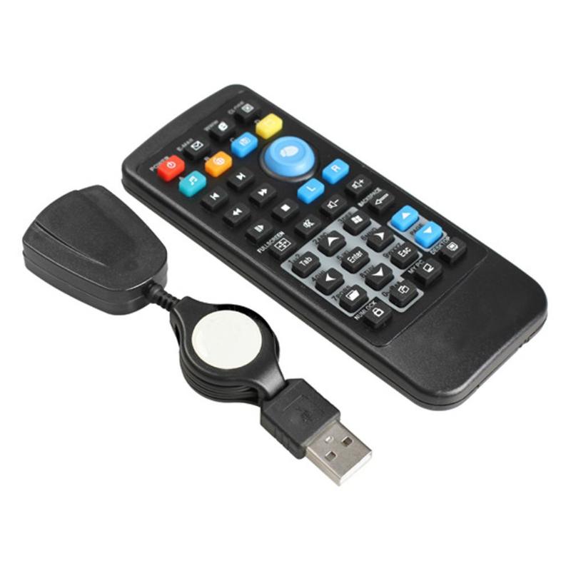 USB Wireless Media Remote Control Mouse Keyboard Center Controller for Camera Printer Scanner Laptop PC for Windows - ebowsos