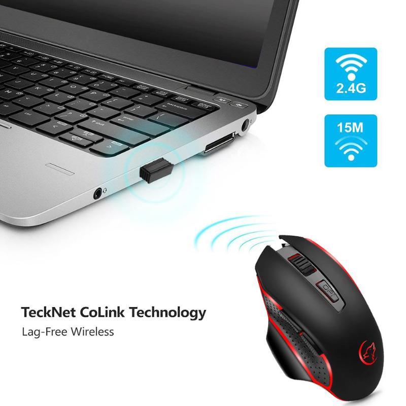 USB Wireless Mouse 2000DPI Adjustable USB 3.0 Receiver Optical Computer Mouse 2.4GHz Ergonomic Mice for Laptop PC Drop Shipping - ebowsos