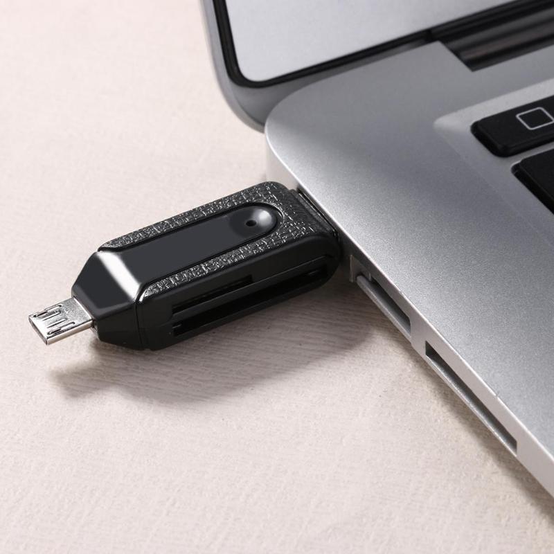 USB2.0 Micro USB OTG Card Reader for TF SD Memery Card Adapter for PC Mobile Phone Laptop Notebook High Quality OTG Card Reader - ebowsos