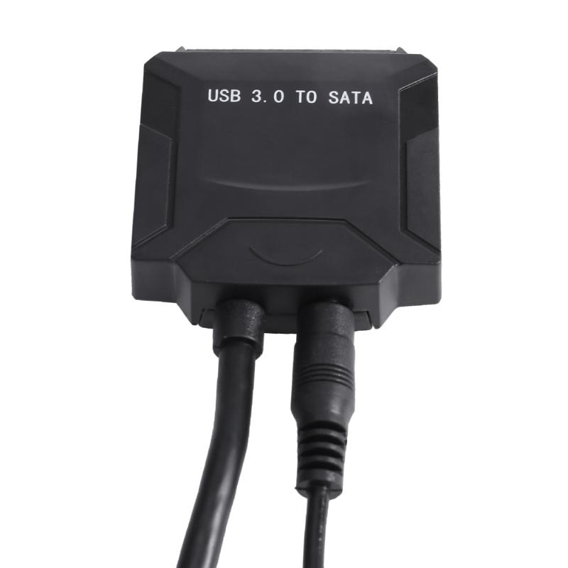 USB3.0 To Sata Solid State Drive 2.5/3.5inch Desktop Hard Drive Data Cable With Power Adapter EU Plug - ebowsos