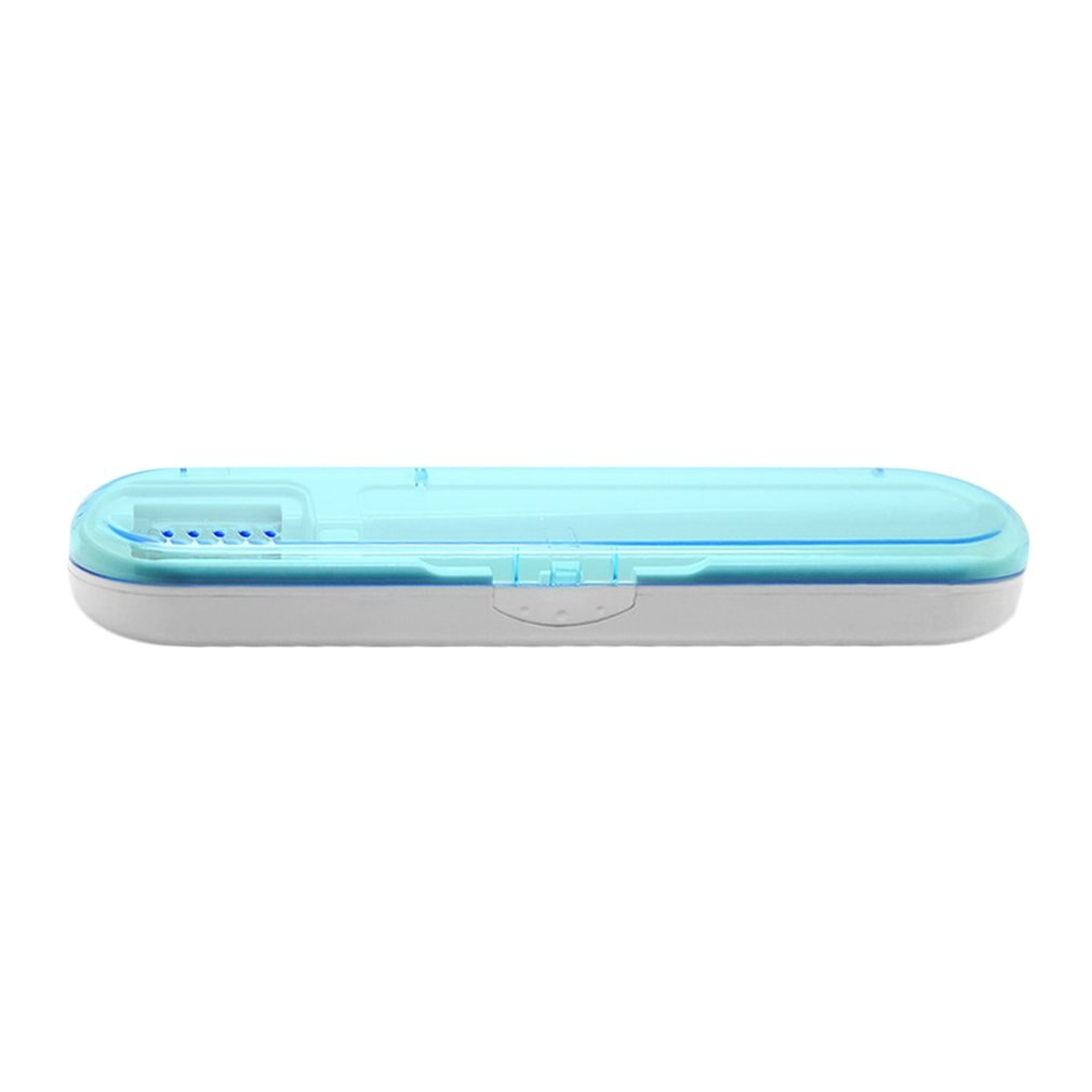 UV Disinfection Toothbrush Box Toothbrush Head Sterilizer Portable Toothbrush Case Household Travel Toothbrush Case new - ebowsos