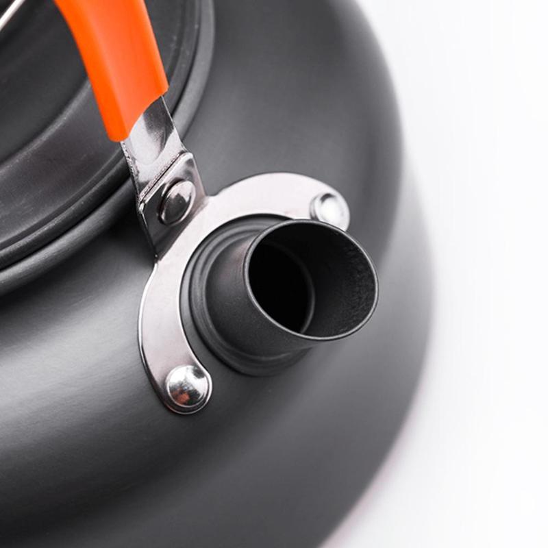 Ultra-Light Portable Outdoor Camping Cookware Water Kettle Pan Sets Picnic Camping Cookware Cooking Kits Utensils Hiking Picnic-ebowsos