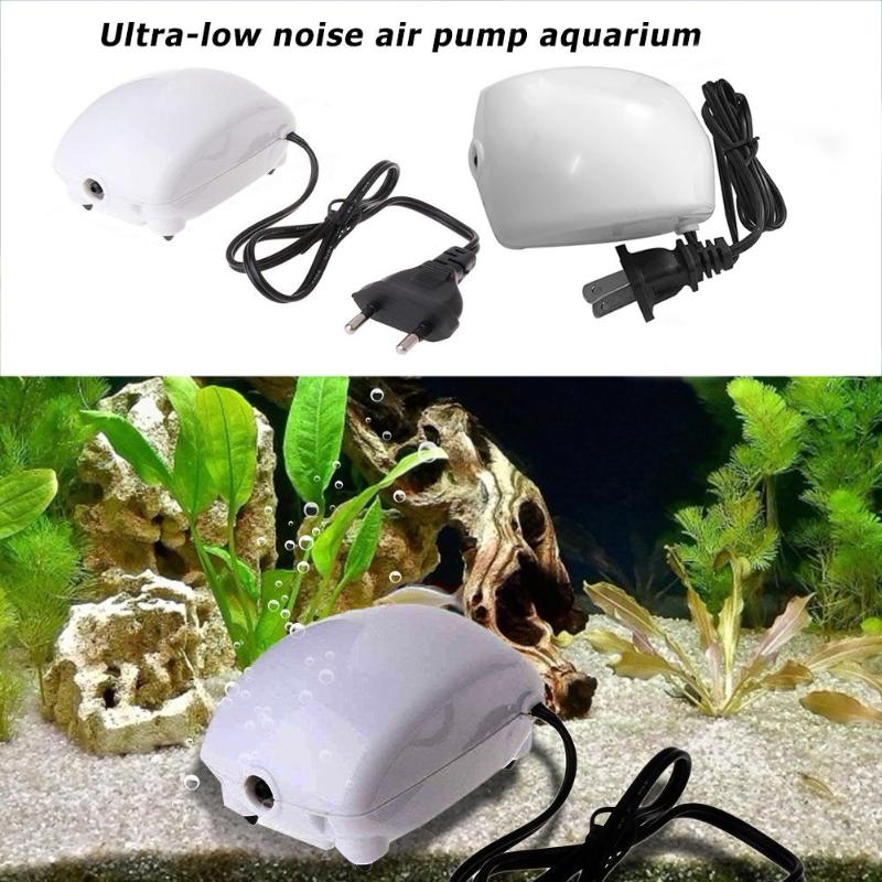 Ultra Low Noise Air Pump Aquarium Fish Tank Mini Air Compressor Aquarium Oxygen Pump Fish Tank Size: 9.5*6.8*3.5cm - ebowsos