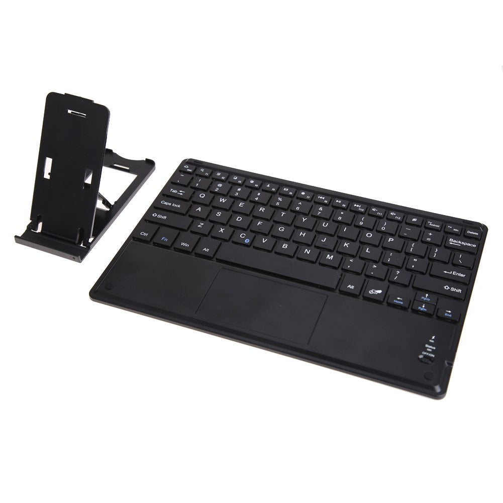 Ultra-Slim 10inch Wireless Bluetooth Keyboard with Built-in Multi-touch Touchpad and Rechargeable Battery for tablet PC - ebowsos