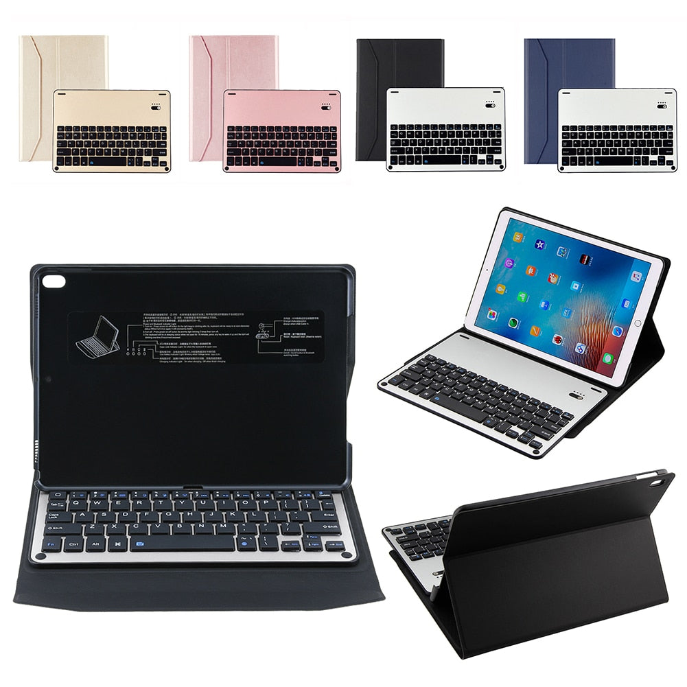 Ultra Thin Aluminum Alloy Wireless Blutooth Keyboards Case w/ Blacklit  for iPad Pro 10.5'' Keyboard Case - ebowsos
