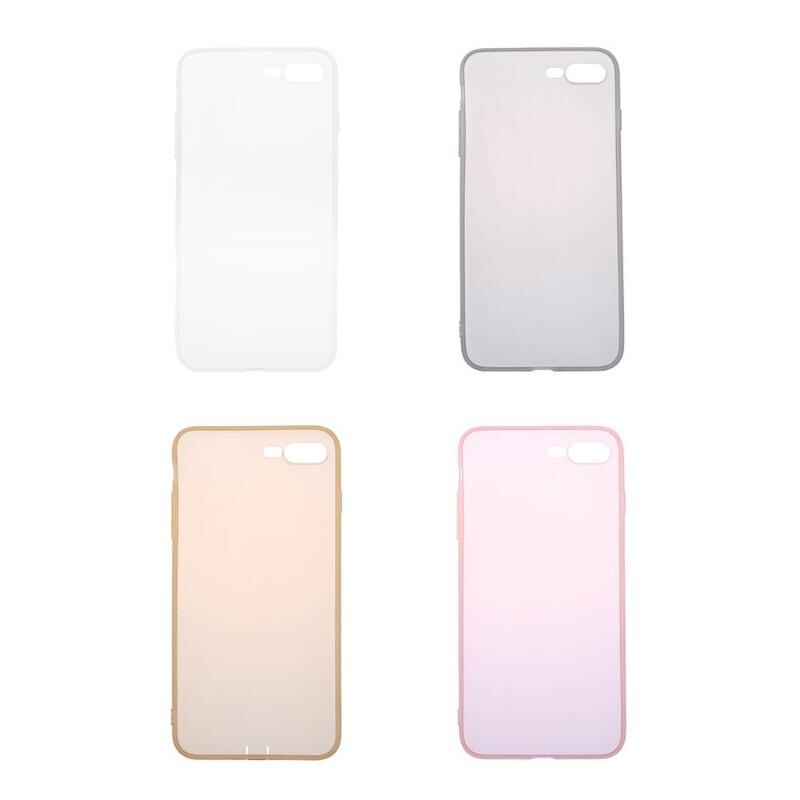 Ultra Thin Frosted Transparent Case For iPhone 7 / 8 Plus Matte Soft TPU Phone Cases For iPhone 7 8 Plus Cover Coque Shell - ebowsos