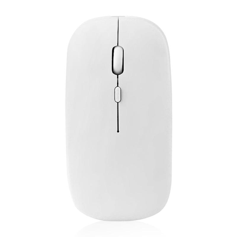 Ultra-Thin Wireless Mouse Silent Computer Mouse 1600DPI Mice Rechargeable Ergonomic Mouse 2.4Ghz USB Optical Mice For Laptop PC - ebowsos