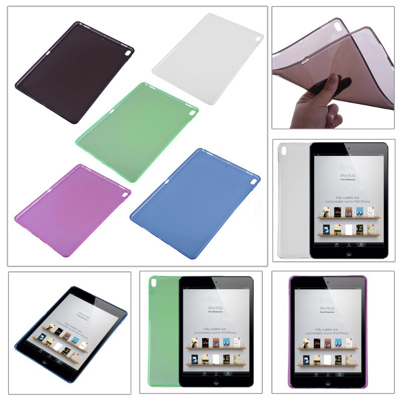 Ultra-thin Silicone Cover For iPad Air 2 Air 1 Transparent Soft TPU Case For iPad 4 Mini Pro 10.5 Tablet Crystal Protective Case - ebowsos