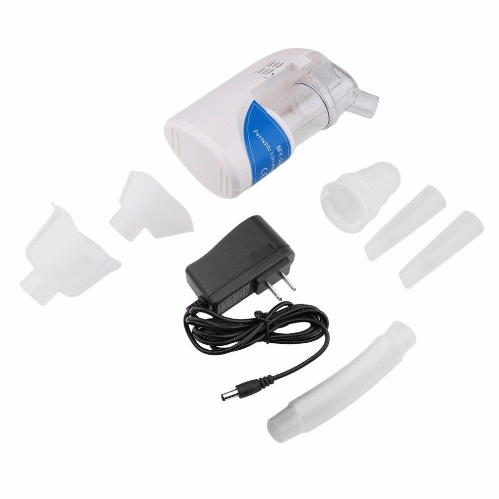 Ultrasonic Atomizer Beauty Instrument Spray Aromatherapy Face Facial Steamer Handheld Portable Mini Asthma Inhaler Nebulizer - ebowsos
