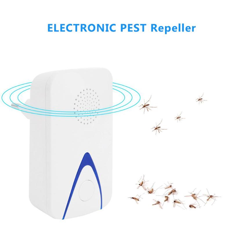Ultrasonic Pest Repeller Electronic Mosquito Insect Repellent US/EU Plug - ebowsos