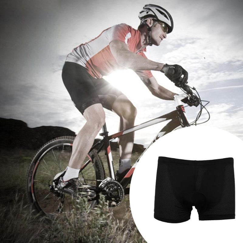 Unisex Cycling Shorts Breathable Silicone Padded Riding Sport Under Briefs-ebowsos