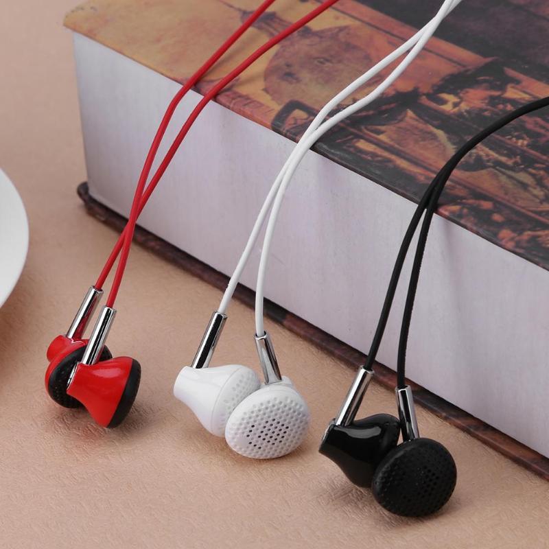 Universal 3.5mm Wired Smartphone Earphone Stereo Super Bass Small Cheap Earpiece Headset for Mobile Phone MP3 Compupter - ebowsos