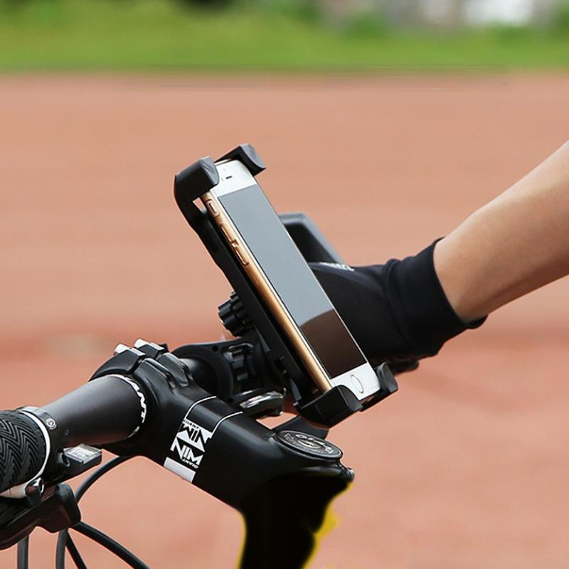 Universal 360 Rotating Bike Phone Holder Bicycle Handlebar Clip Mount Bracket For iPhone X 8 7 Bike Mount Phone Bike Holder - ebowsos