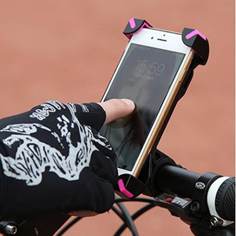 Universal 360 Rotating Bike Phone Holder Bicycle Handlebar Clip Mount Bracket For iPhone X 8 7 Bike Mount Phone Bike Holder - ebowsos
