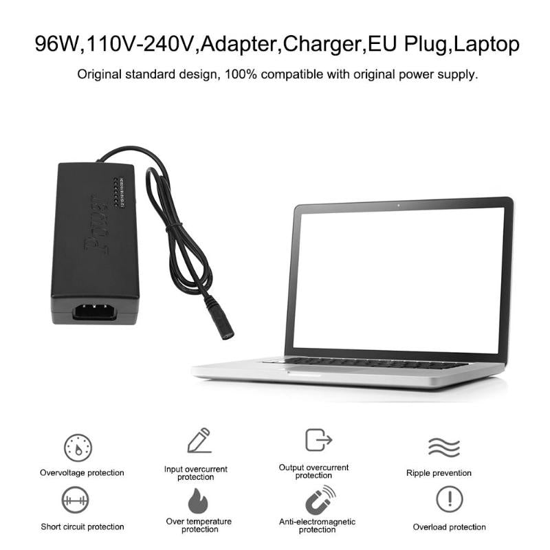 Universal 96W 110V-240V AC Adapter Power Supply Charger EU Plug for PC Laptop Notebook Computer High Quality Power Adapter - ebowsos