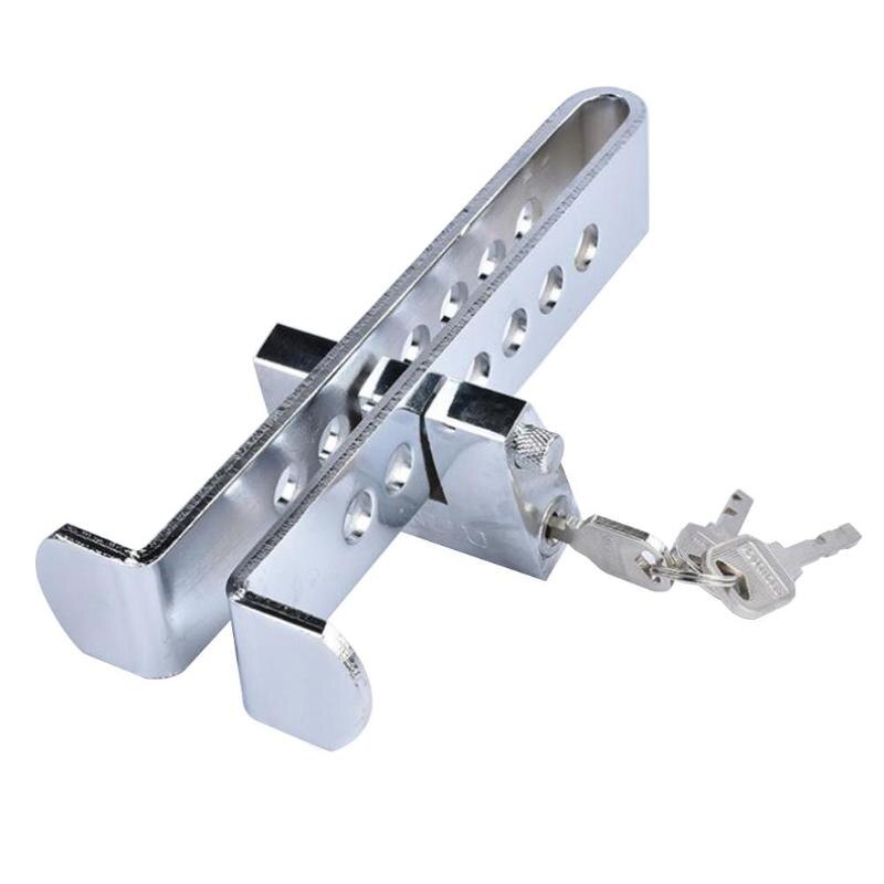 Universal Auto Car Brake Clutch Pedal Lock Stainless Anti-Theft Strong Security For Cars Trucks Clutch Pedal Accelerator New - ebowsos
