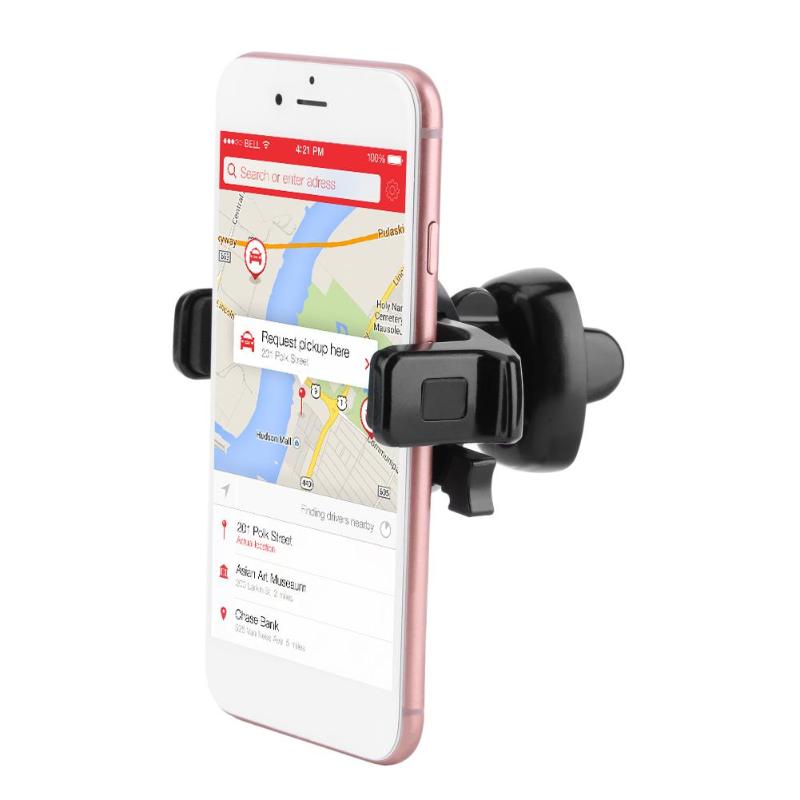 Universal Automatic Lock Car Air Vent Phone Mount 360 Degree Rotation GPS Navigator Holder Stand Bracket High Quality Holder - ebowsos