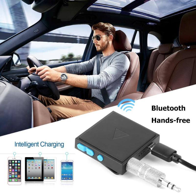 Universal Aux Bluetooth Receiver Transmitter Back Clip Wireless Adapter - ebowsos