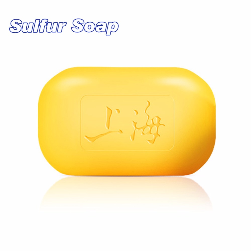 Universal Body Care Skin Cleaning Bathing Sulfur Soap Drug Bactericidal For Acne Psoriasis Seborrheic Eczema Antifungal - ebowsos