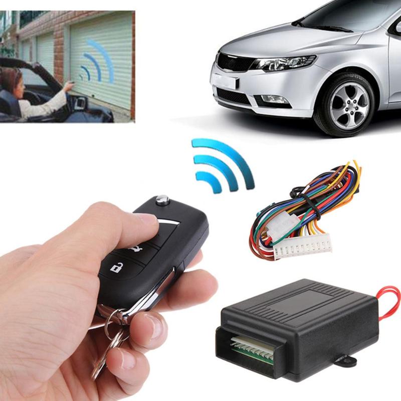 Universal Car Auto Remote Central Kit Door Lock Locking Vehicle Keyless Entry System New With Remote Controllers Car Alarm Hot - ebowsos