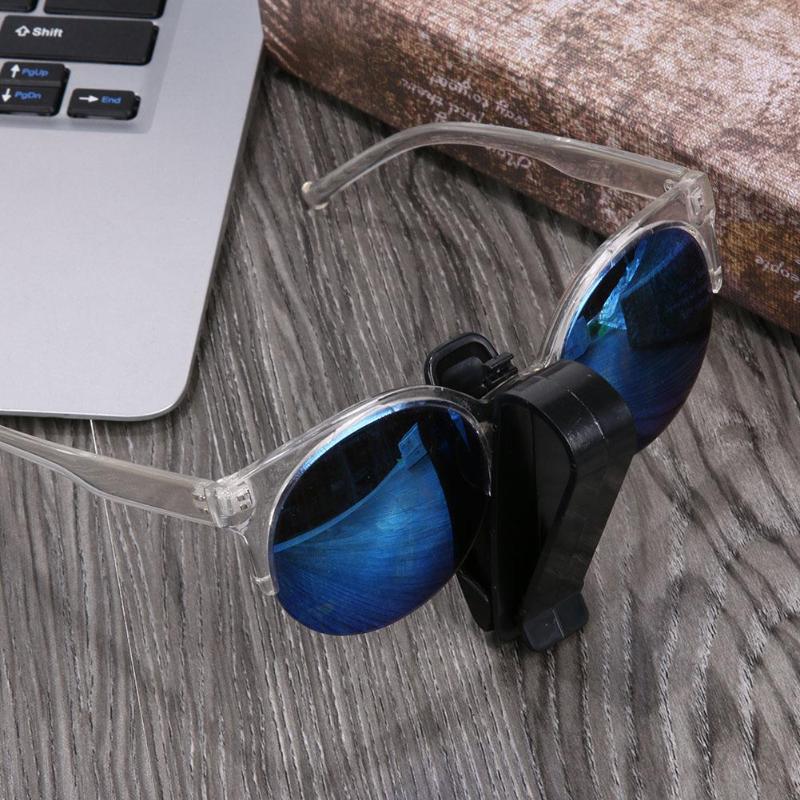 Universal Car Auto Sun Visor Clip Holder For Reading Glasses Sunglasses Eyeglass Card Pen Sunglass Clip Car Styling Glasses Clip - ebowsos
