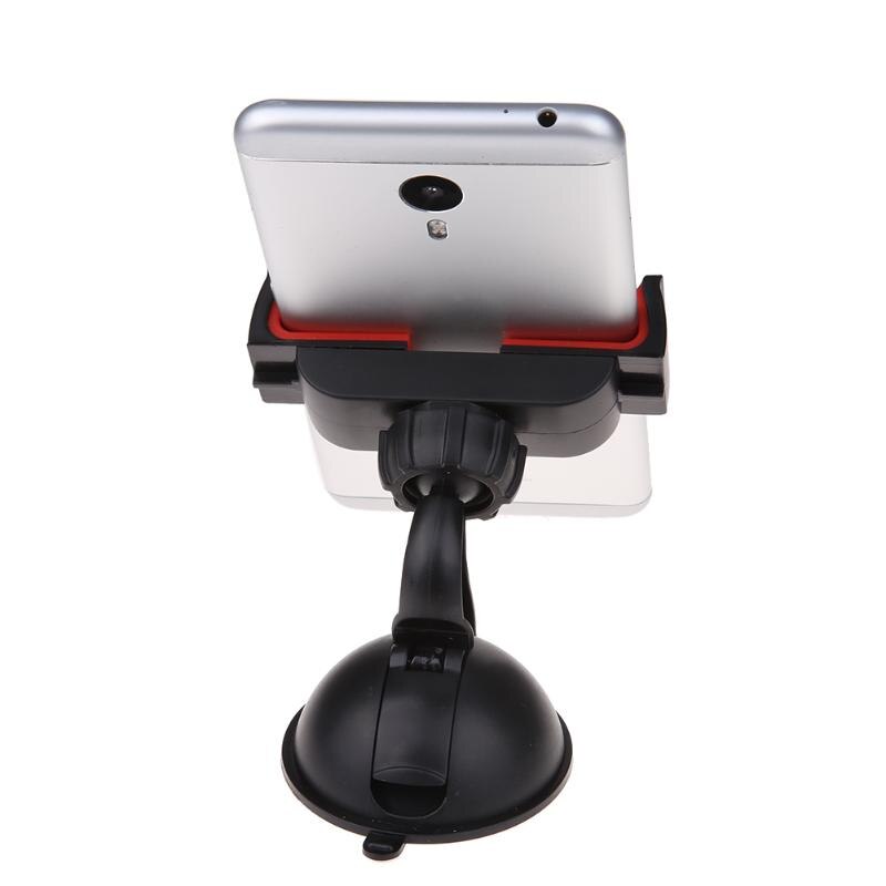 Universal Car Phone Holder Suction Windshield Mount Stand 360 Rotation Phone Holder For iPhone Samsung Cellphone GPS Navigation - ebowsos