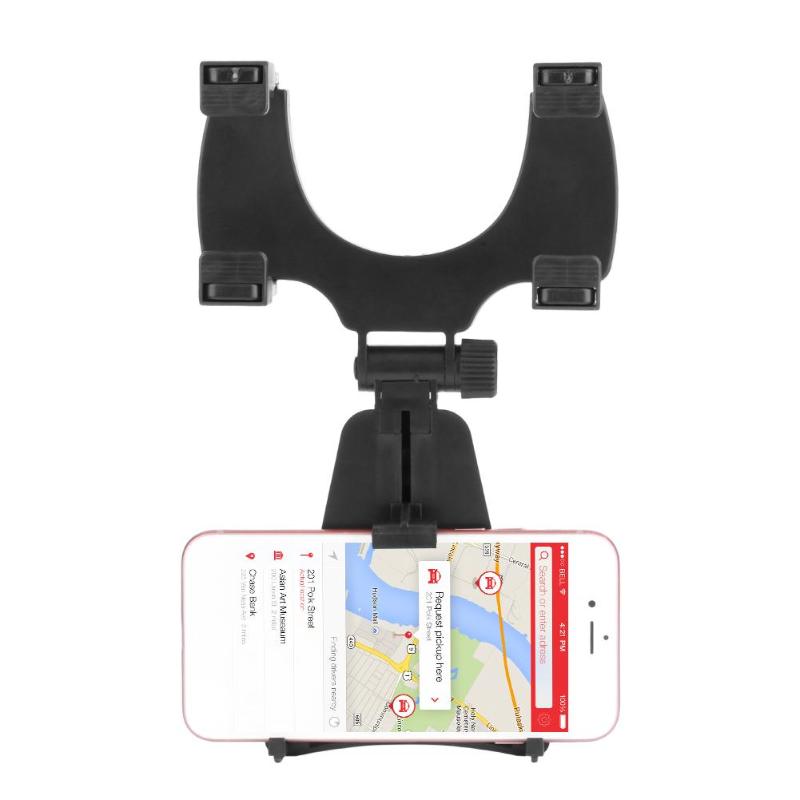 Universal Car Rear View Mirror GPS Holder Mount Cell Phone Stand Bracket Support for 6inch Below Phone High Quality Holder New - ebowsos