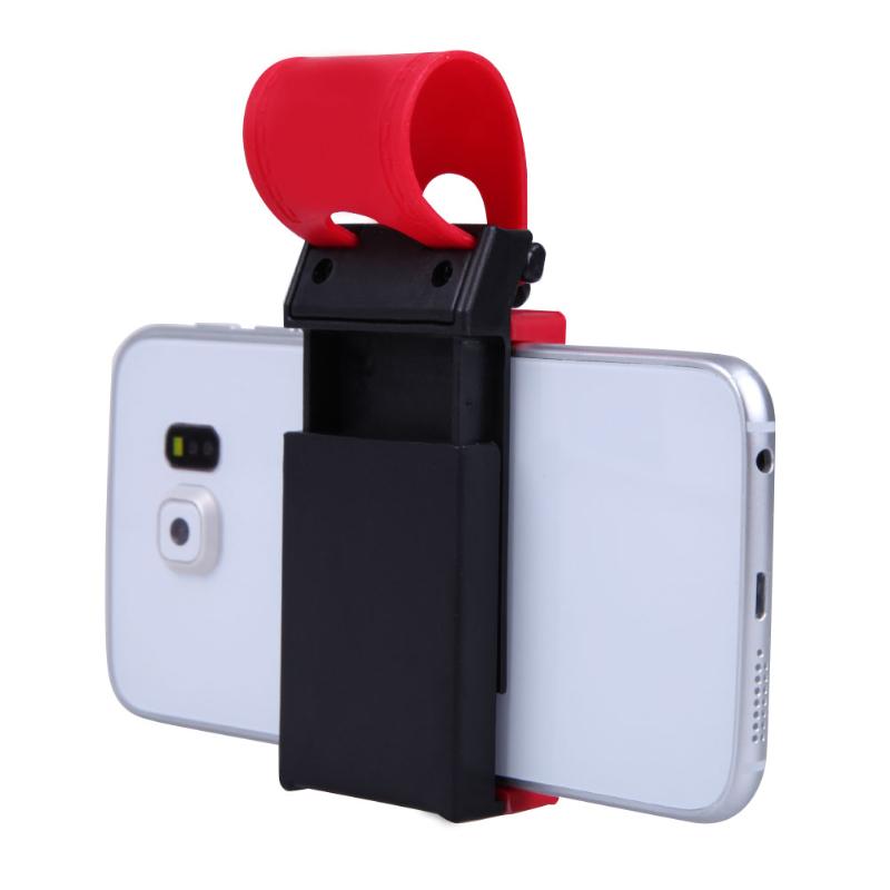 Universal Car Steering Wheel Clip Mount Holder for iPhone 8 7 7Plus 6 6s Samsung Xiaomi Huawei Mobile Phone GPS High Quality - ebowsos