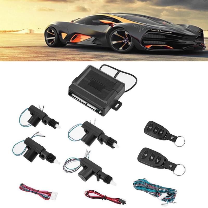 Universal Central Locking Alarm Security Kit Car Remote Control Central Door Lock Keyless Entry Anti-theft System Car-styling - ebowsos