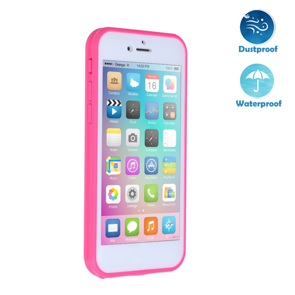 Universal Cover Waterproof Phone Case for iPhone 7plus Dustproof Rubber Phone Full Cover For iPhone 7 Plus Swim Waterproof Case - ebowsos