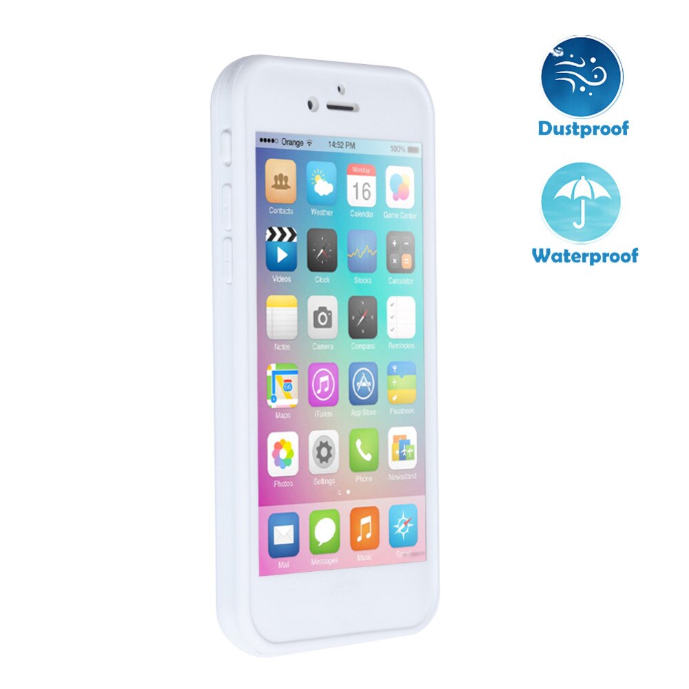 Universal Cover Waterproof Phone Case for iPhone 7plus Dustproof Rubber Phone Full Cover For iPhone 7 Plus Swim Waterproof Case - ebowsos