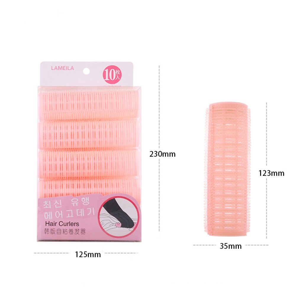 Universal Detachable Self Grip Hair Rollers Plastic Hair Curler Roll Curl Fluffy Maker Portable Styling Tools - ebowsos
