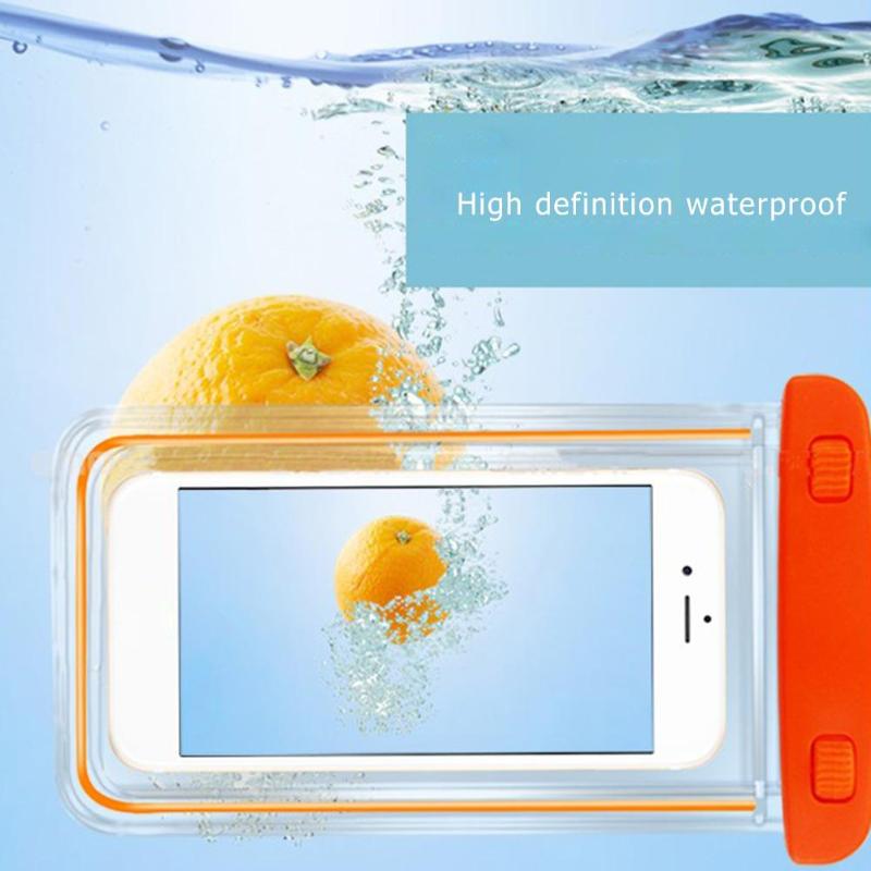 Universal Dry Bag Swimming Waterproof Bag with Luminous Underwater Pouch Phone Case for Below 6inch Phone High Quality Phone Bag - ebowsos