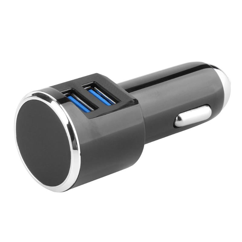 Universal Dual USB Car Charger Digital LED Display 5V 3.4A Phone Fast Charging Adapter for iPhone Samsung Xiaomi New Arrical - ebowsos