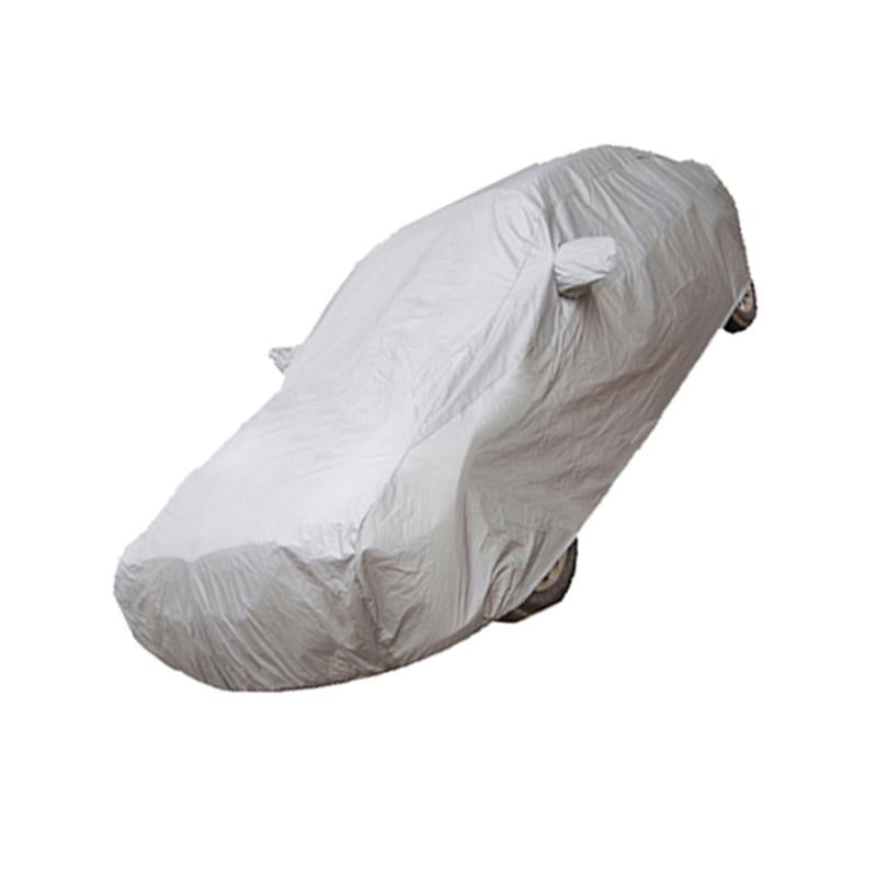 Universal Full Car Cover Waterproof Thicken Case For Car Sunshade Snow Protection Dustproof Anti-UV Scratch-Resistant Size XXL - ebowsos