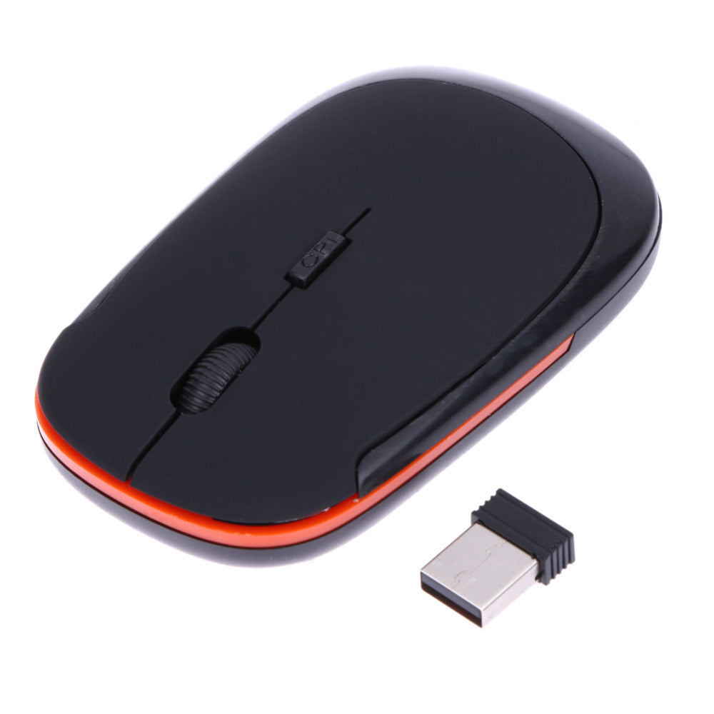 Universal Gaming Mouse Ultra Slim U-Shaped Wireless Mouse USB 2.4G 10M Wireless Optical Mouse For Laptop PC Computer Mouse New - ebowsos