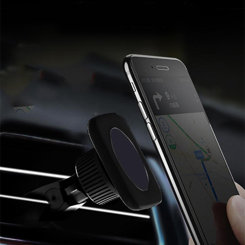 Universal Magnetic Car Air Vent Outlet Mobile Phone Holder Sucker Smartphone Stand Mount Bracket Support Colorful Phone Holder - ebowsos