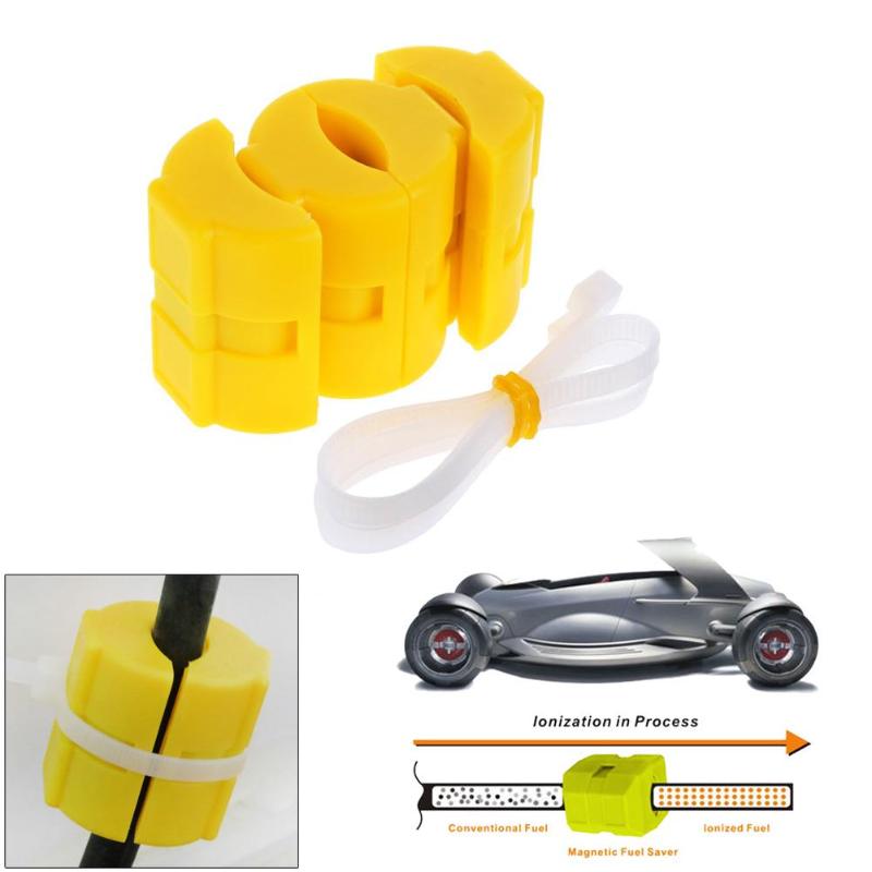 Universal Magnetic Gas Fuel Power Saver for Car Vehicle Reduce Emission Gas Oil Fuel Saver Car Economizer Clean Tools Water Wipe - ebowsos
