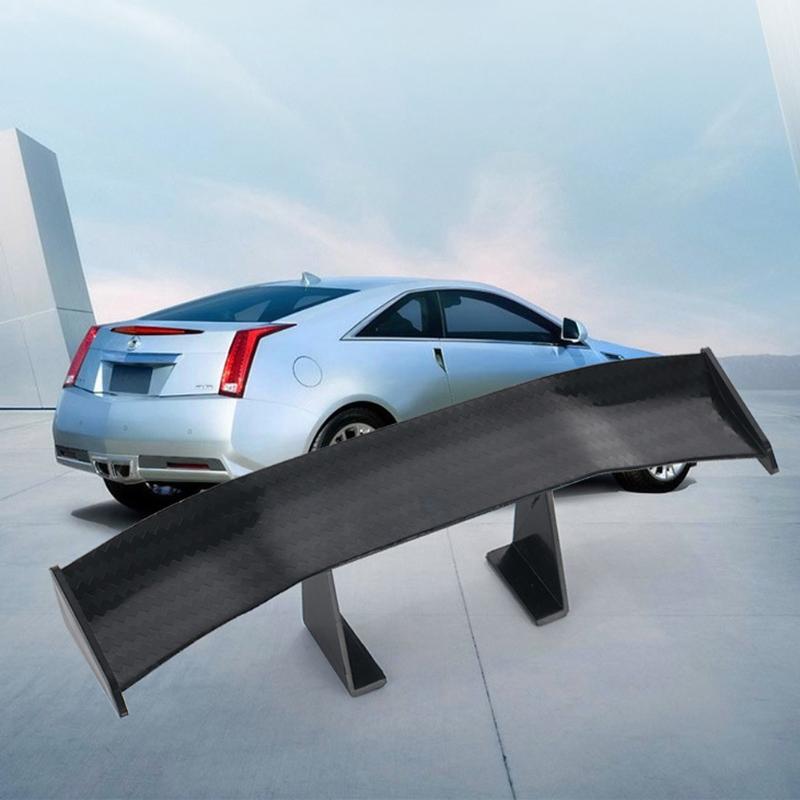 Universal Mini Car Spoiler Wing Auto Car Tail Decoration Carbon Fiber Tail Accessories Carbon Spoiler Wing Car-Styling Stickers - ebowsos