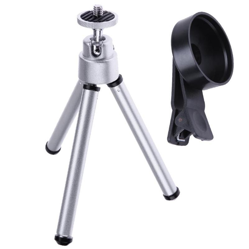 Universal Mini Tripod Rotating Phone Holder Stand Selfie Camera Tripod Monopod Mount Bracket Phone Holder Clip for camera phone - ebowsos