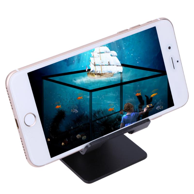 Universal Portable Aluminium Alloy Mobile Phone Holder Bed Office Desk Table Holder for Huawei Xiaomi Phone Tablet Mount Stand - ebowsos