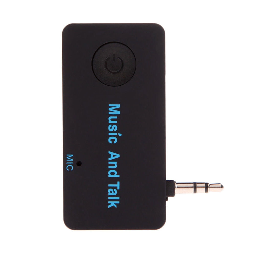 Universal Portable Bluetooth Music Receiver A2DP Wireless Stereo Car Audio Adapter 3.5mm Audio Jack USB Audio Receiver Black - ebowsos