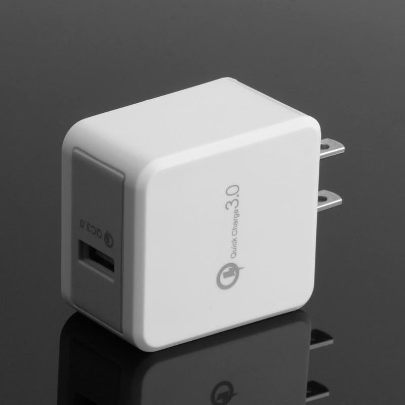 Universal QC3.0 Single USB Charger 5V 9V 12V Quick Charge Fast Adapter Wall Mobile Phone Charger High Quality Phone Charger New - ebowsos