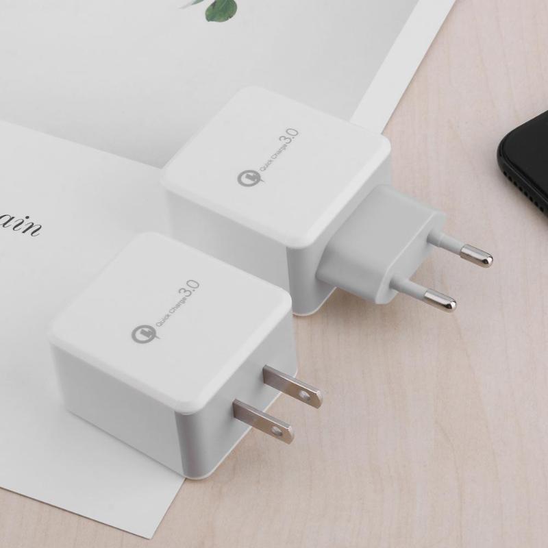 Universal QC3.0 Single USB Charger 5V 9V 12V Quick Charge Fast Adapter Wall Mobile Phone Charger High Quality Phone Charger New - ebowsos