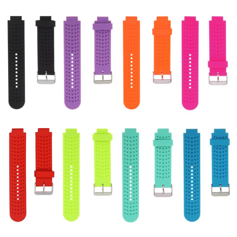 Universal Silicone Smart Watchband Strap Band Replacement Straps Bands with Tools For Garmin Forerunner 230/235/630/220/620/735 - ebowsos