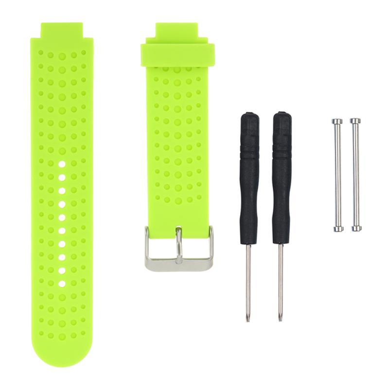 Universal Silicone Smart Watchband Strap Band Replacement Straps Bands with Tools For Garmin Forerunner 230/235/630/220/620/735 - ebowsos