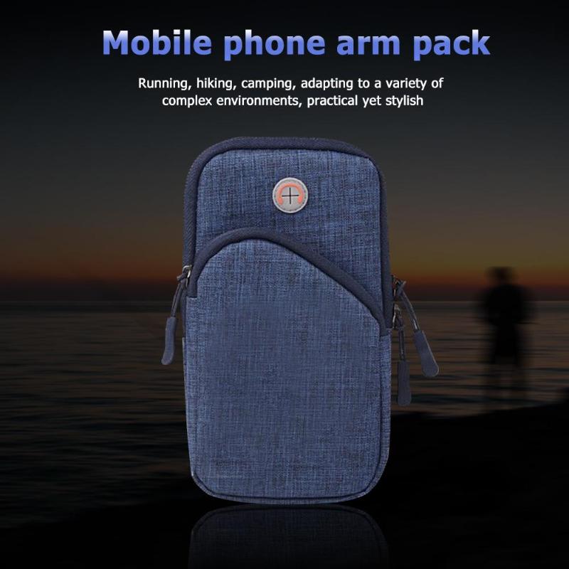 Universal Smartphone Arm Bag Waterproof Outdoor Sports Armband Protective Holder Pouch Case Bag with Earphone Hole High Quality - ebowsos