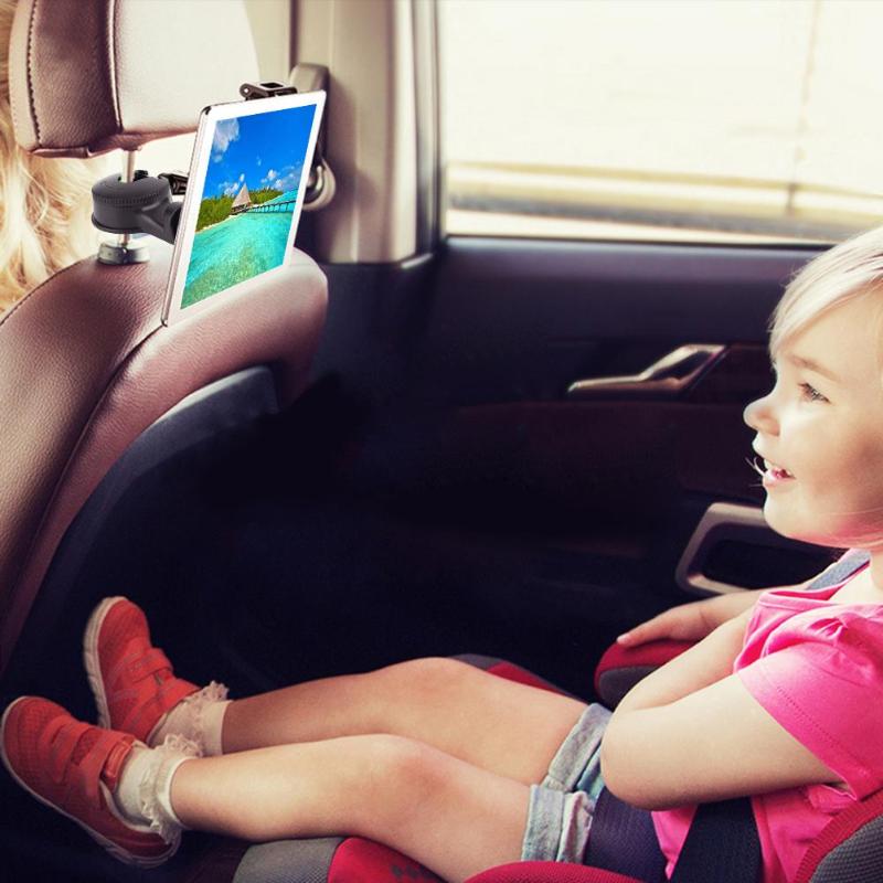 Universal Stand Magnetic Car Phone Holder Rear Back Seat Headrest Pillow Support Magnet Mount Hook for iPhone Samsung Promotion - ebowsos