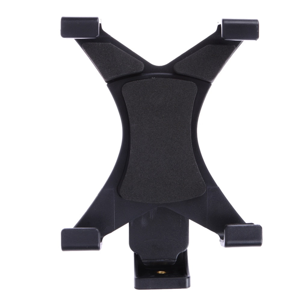 Universal Tablet Tripod Mount Clamp Tripod Mount Holder Bracket Clip For iPad Galaxy Phone Clamp with 1/4" Thread Adapter Hot - ebowsos