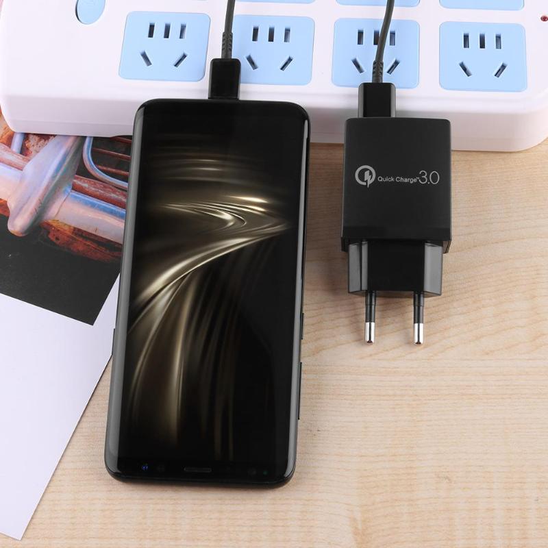 Universal USB Charger Quick Charge 3.0 Fast Charger 18W Portable Wall USB Power Adapter for Mobile Phone Tablet High Quality - ebowsos